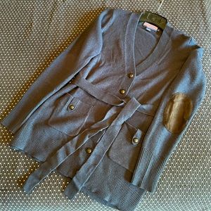 Vineyard Vines Navy Belted Tunic Sweater- Size Medium